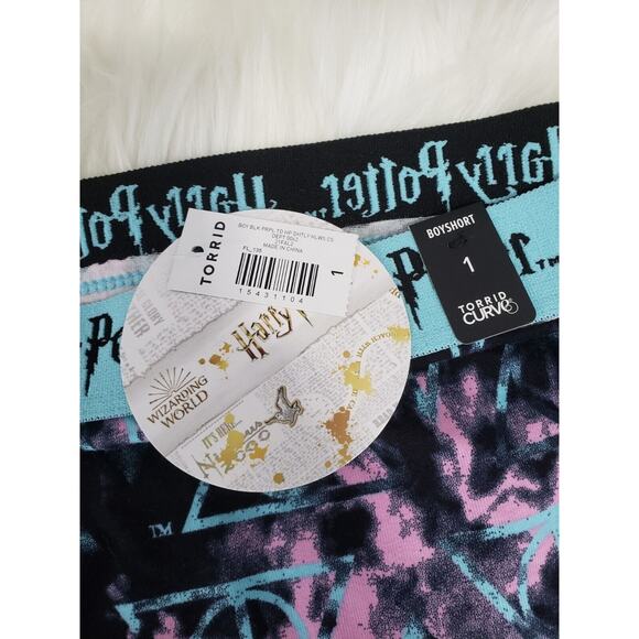 NEW Torrid Harry Potter Cotton Mid-Rise Boyshort Panty Plus Size‎ 1 Curvy - Picture 3 of 5